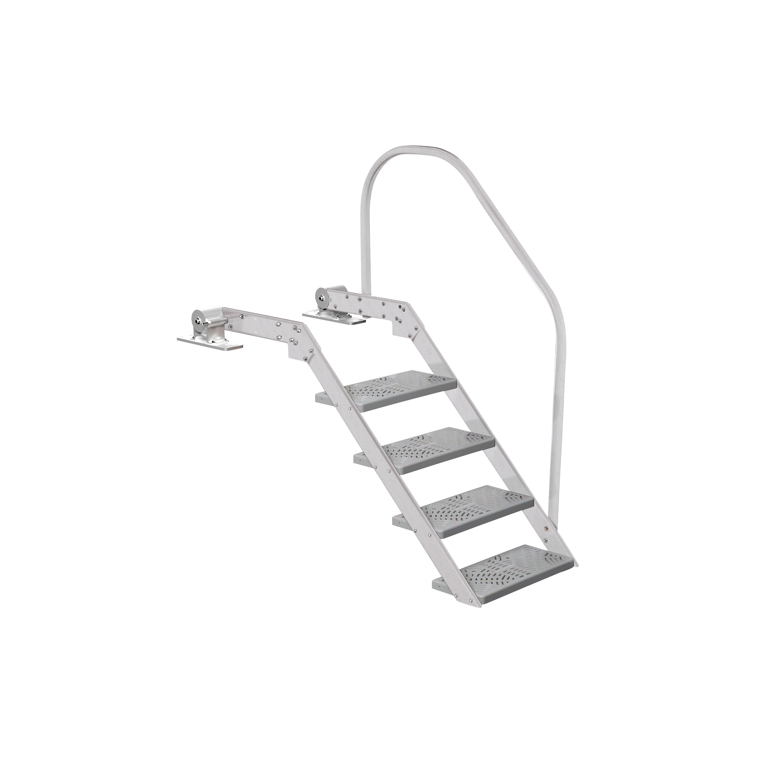 NautiSteps Spring-Assisted Dock Ladder (1 Handrail)
