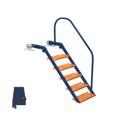 NautiSteps Dock Ladder - Game Day Colors (1 Handrail)