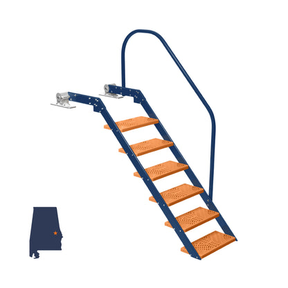 NautiSteps Dock Ladder - Game Day Colors (1 Handrail)