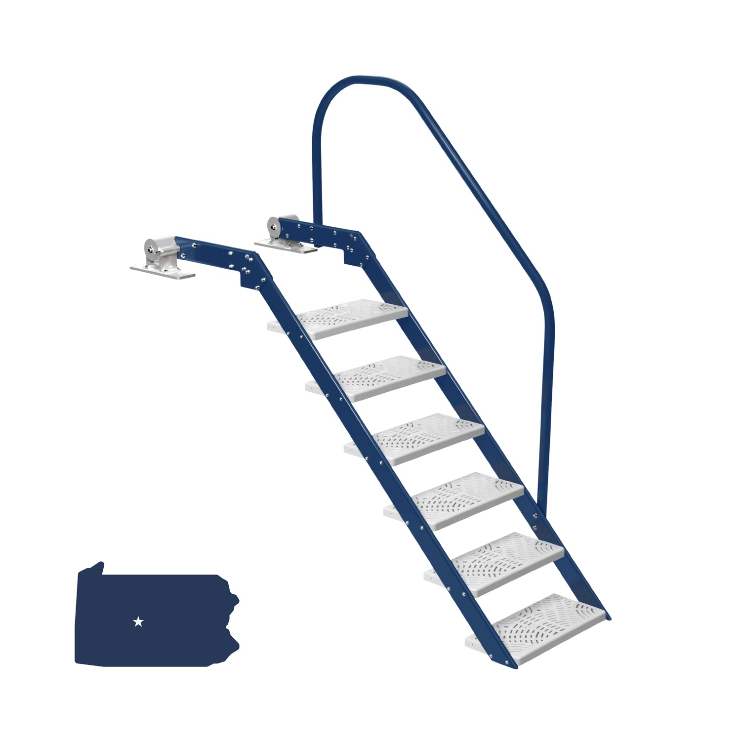 NautiSteps Dock Ladder - Game Day Colors (1 Handrail)