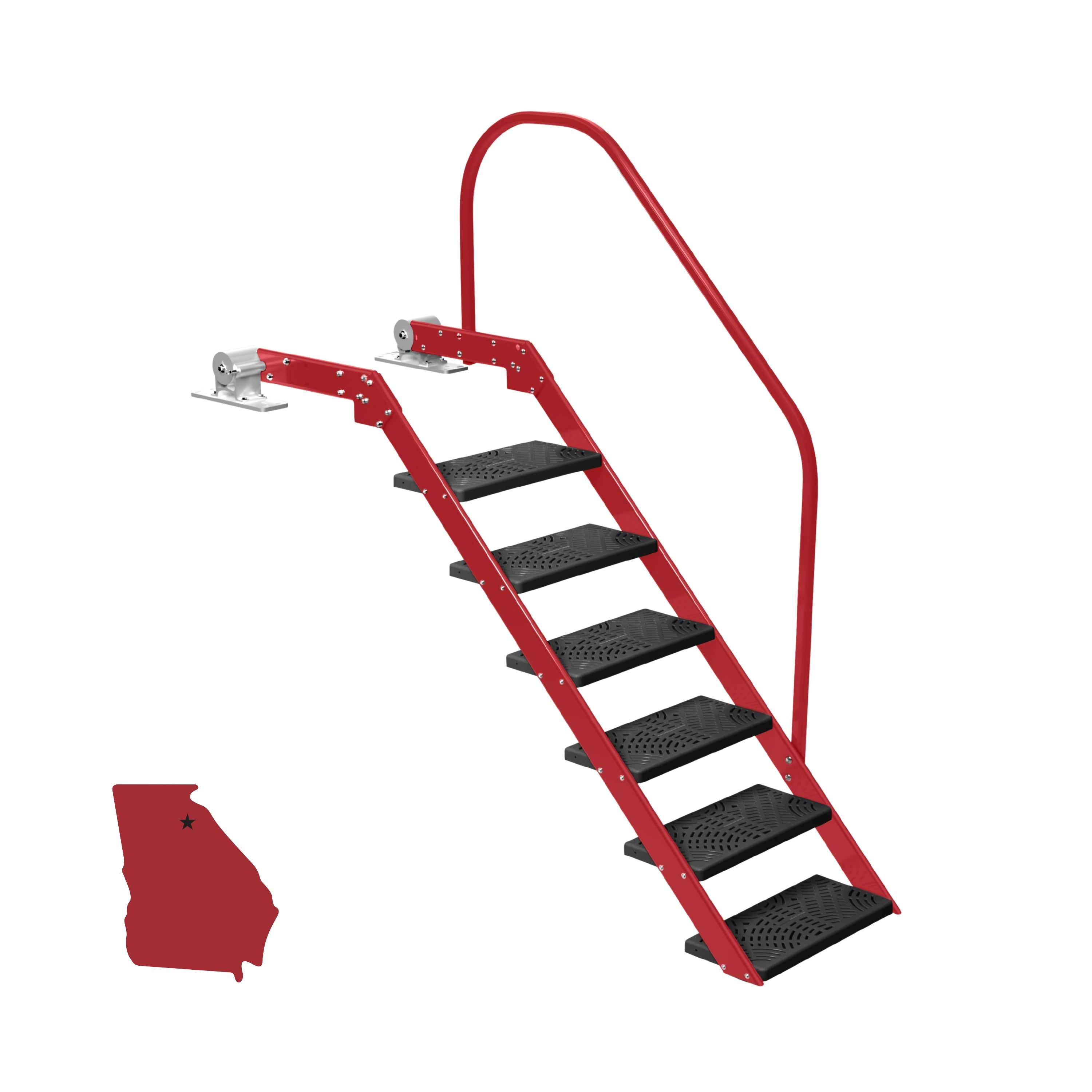 NautiSteps Dock Ladder - Game Day Colors (1 Handrail)