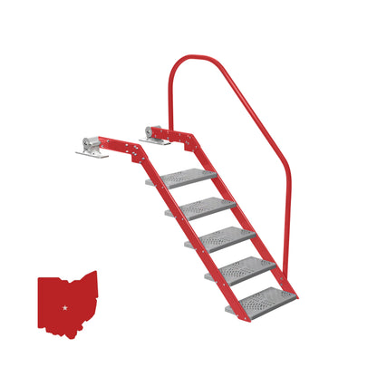 NautiSteps Dock Ladder - Game Day Colors (1 Handrail)