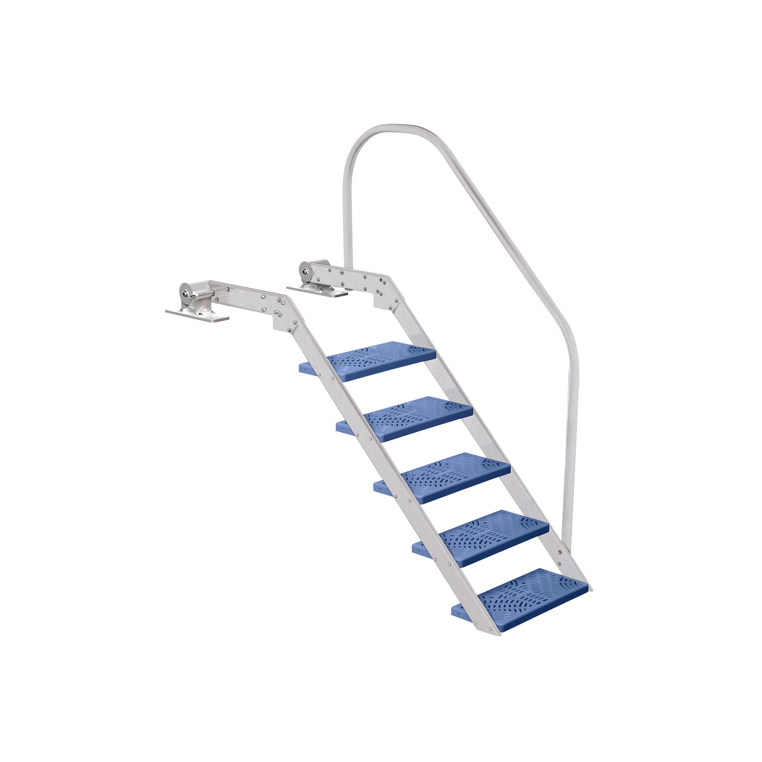 NautiSteps Spring-Assisted Dock Ladder (1 Handrail)