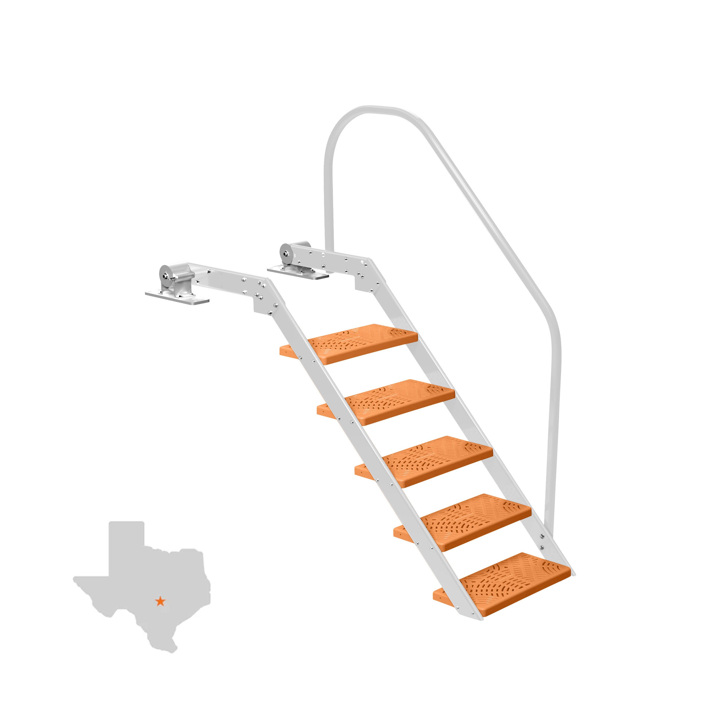 NautiSteps Dock Ladder - Game Day Colors (1 Handrail)