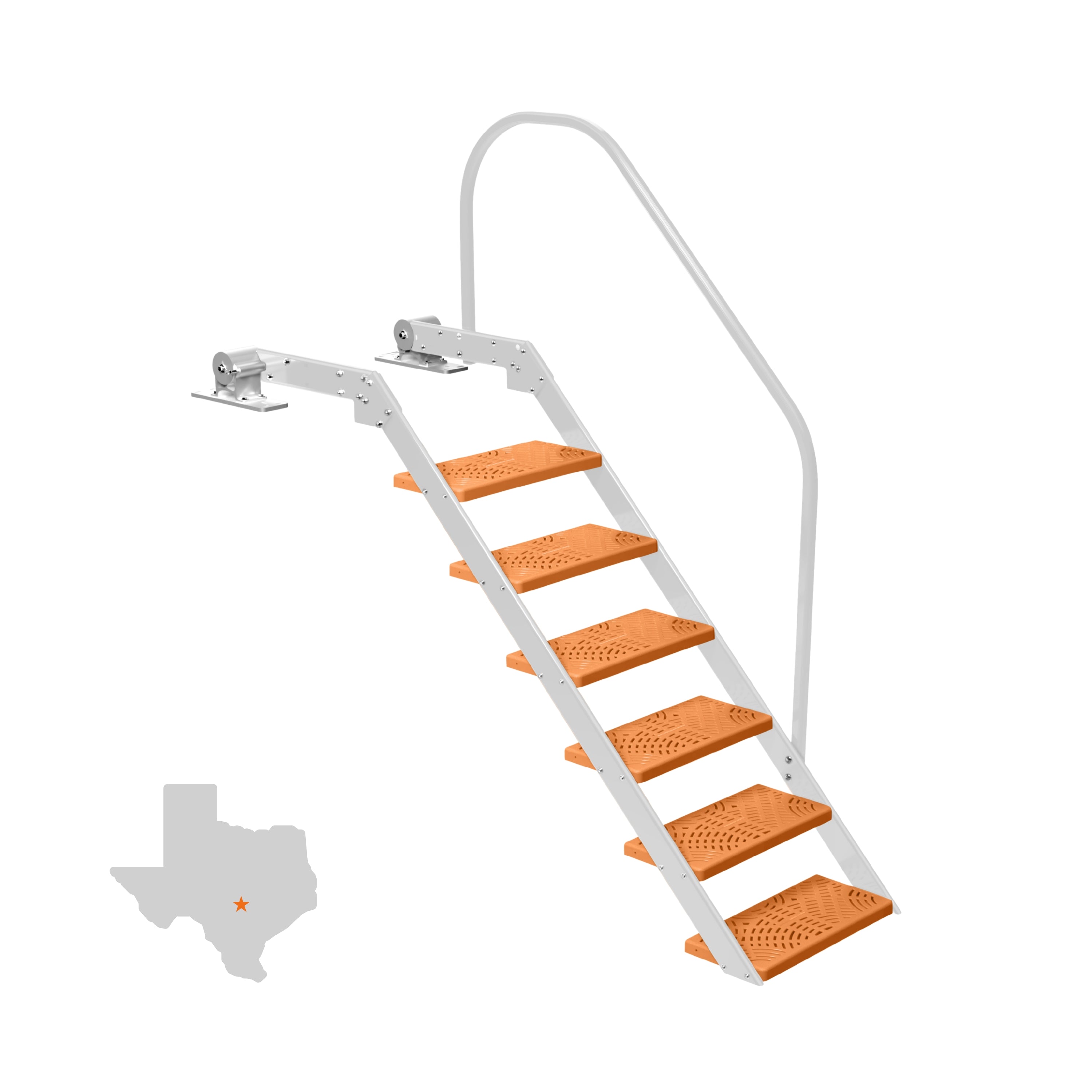 NautiSteps Dock Ladder - Game Day Colors (1 Handrail)