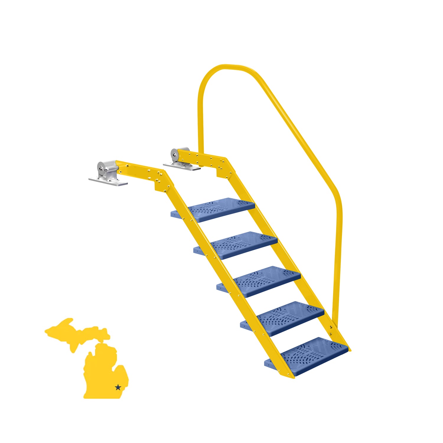 NautiSteps Dock Ladder - Game Day Colors (1 Handrail)