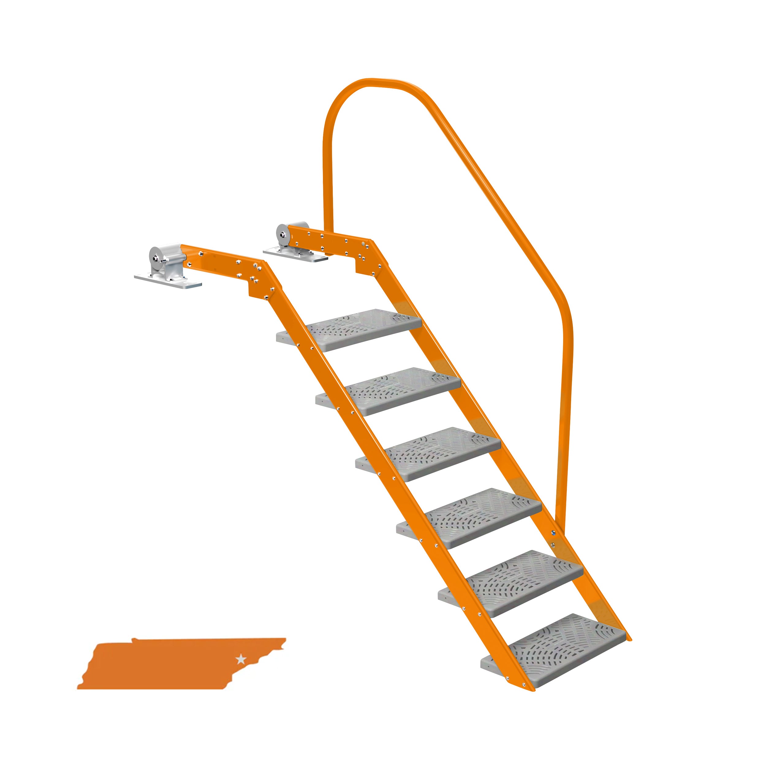 NautiSteps Dock Ladder - Game Day Colors (1 Handrail)
