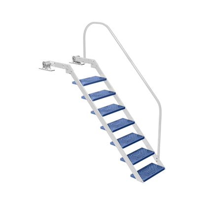 NautiSteps Spring-Assisted Dock Ladder (1 Handrail)