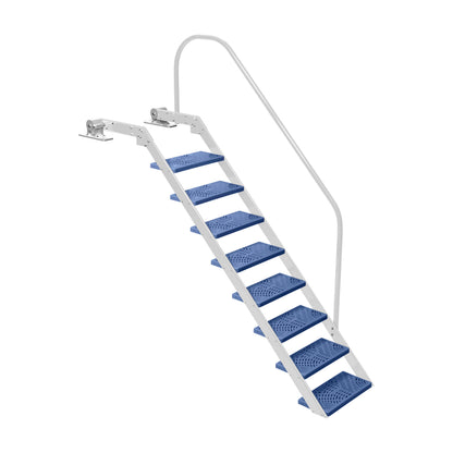 NautiSteps Spring-Assisted Dock Ladder (1 Handrail)