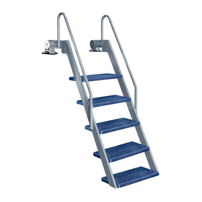 NautiSteps Lite - Compact Spring Assisted Dock Ladder