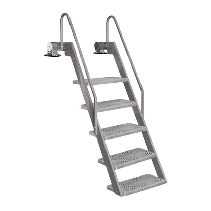 NautiSteps Lite - Compact Spring Assisted Dock Ladder