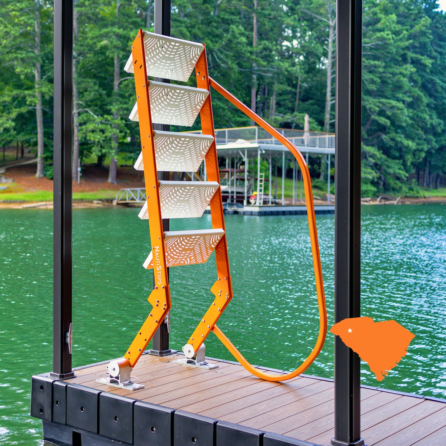 NautiSteps Dock Ladder - Game Day Colors (1 Handrail)