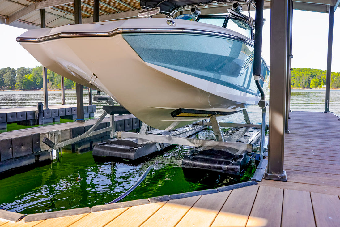 Spring Assisted Dock Ladders | NautiSteps by Tie Down Marine